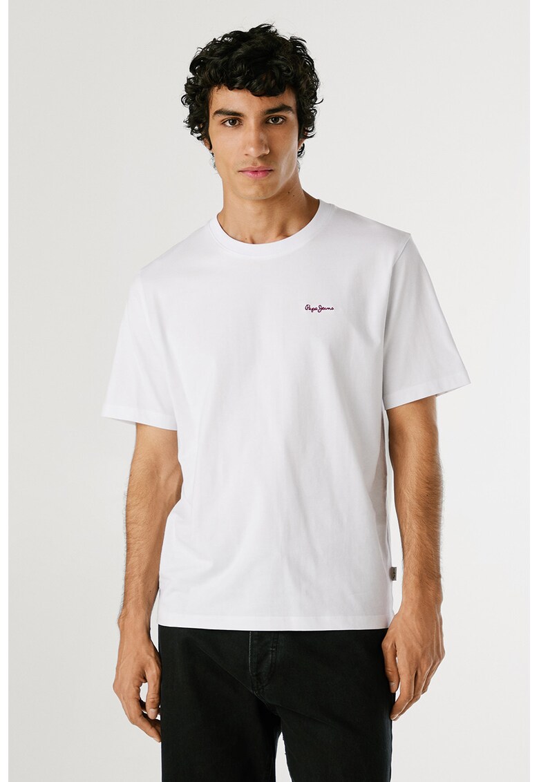 Памучна тениска с овално деколте Pepe Jeans London