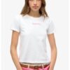 Памучна тениска с овално деколте SUPERDRY