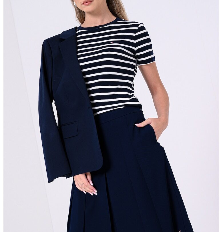 Памучна тениска с овално деколте Tommy Hilfiger