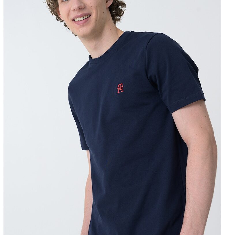 Памучна тениска с овално деколте Tommy Hilfiger