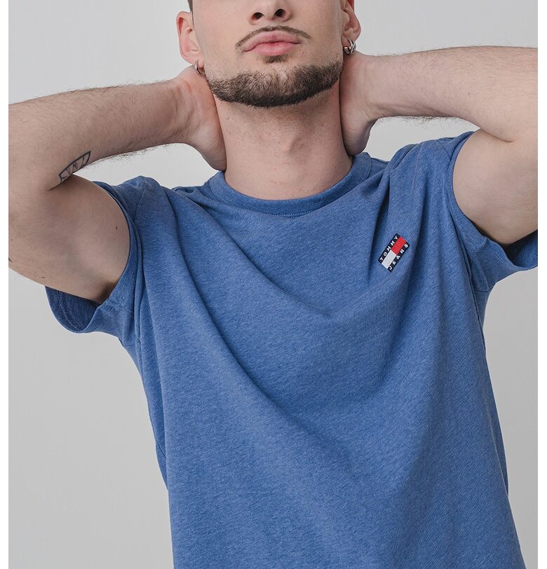 Памучна тениска с овално деколте Tommy Jeans
