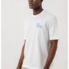 Памучна тениска с овално деколте и лого ARMANI EXCHANGE