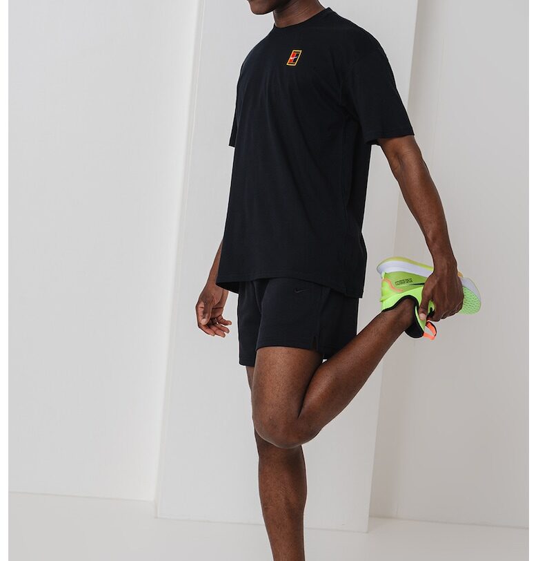 Памучна тениска с паднали ръкави Nike