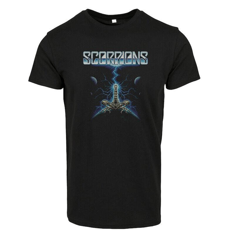 Памучна тениска с принт Scorpions Merchcode