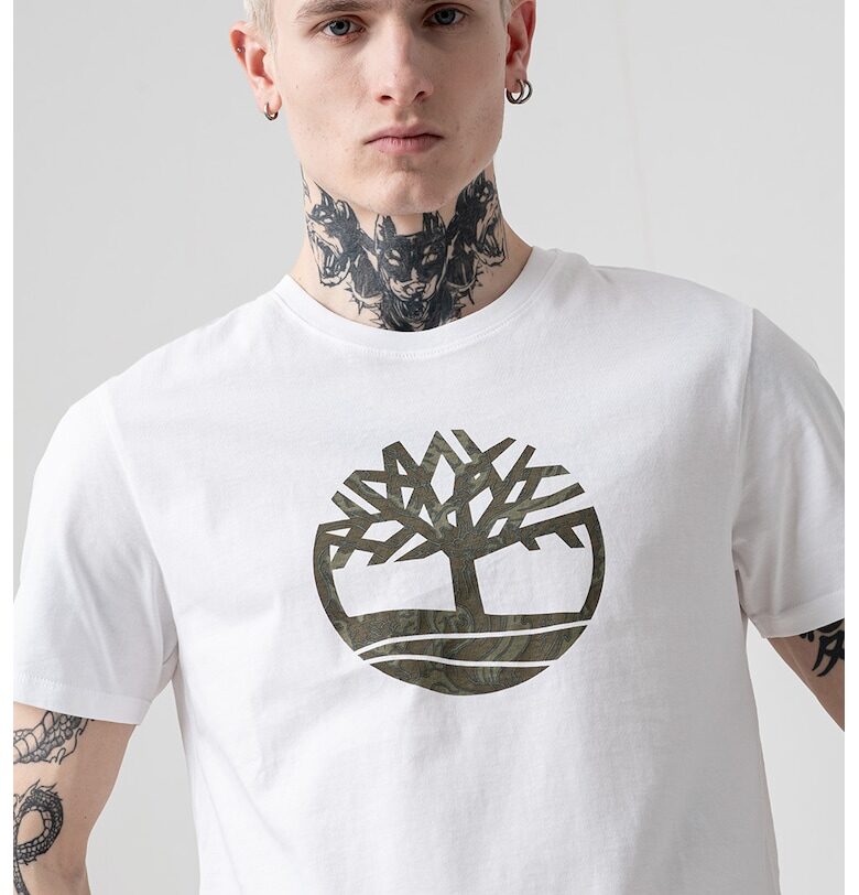 Памучна тениска с принт Timberland