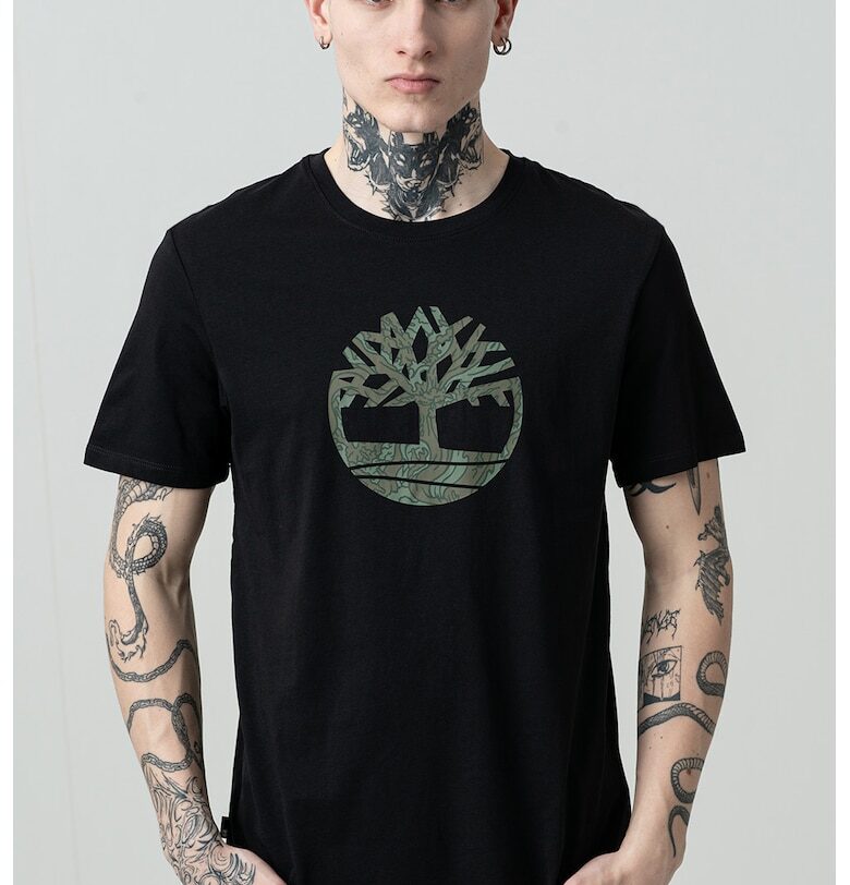 Памучна тениска с принт Timberland