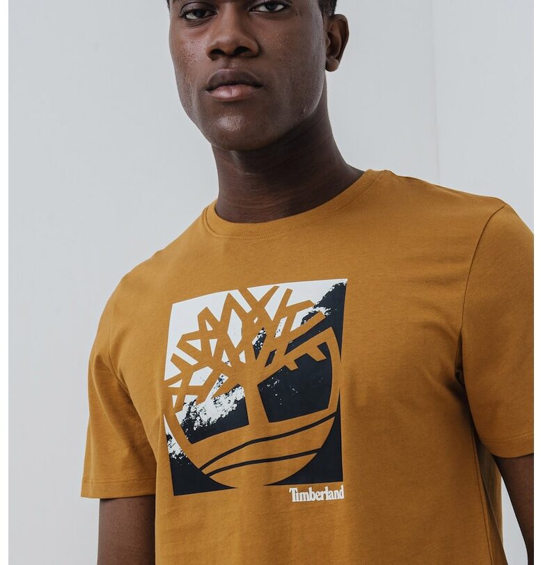 Памучна тениска с принт Timberland