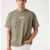 Памучна тениска с принт на гърба GUESS