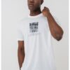 Памучна тениска с фотопринт и лого ARMANI EXCHANGE