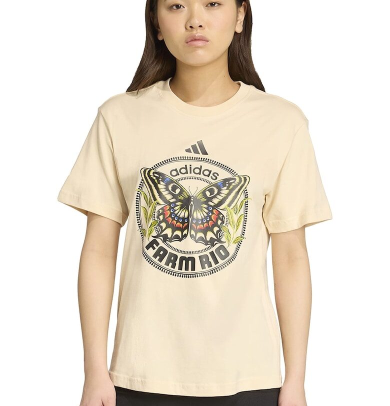 Памучна тениска с шарка adidas Sportswear