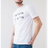 Памучна тениска с яка CALVIN KLEIN