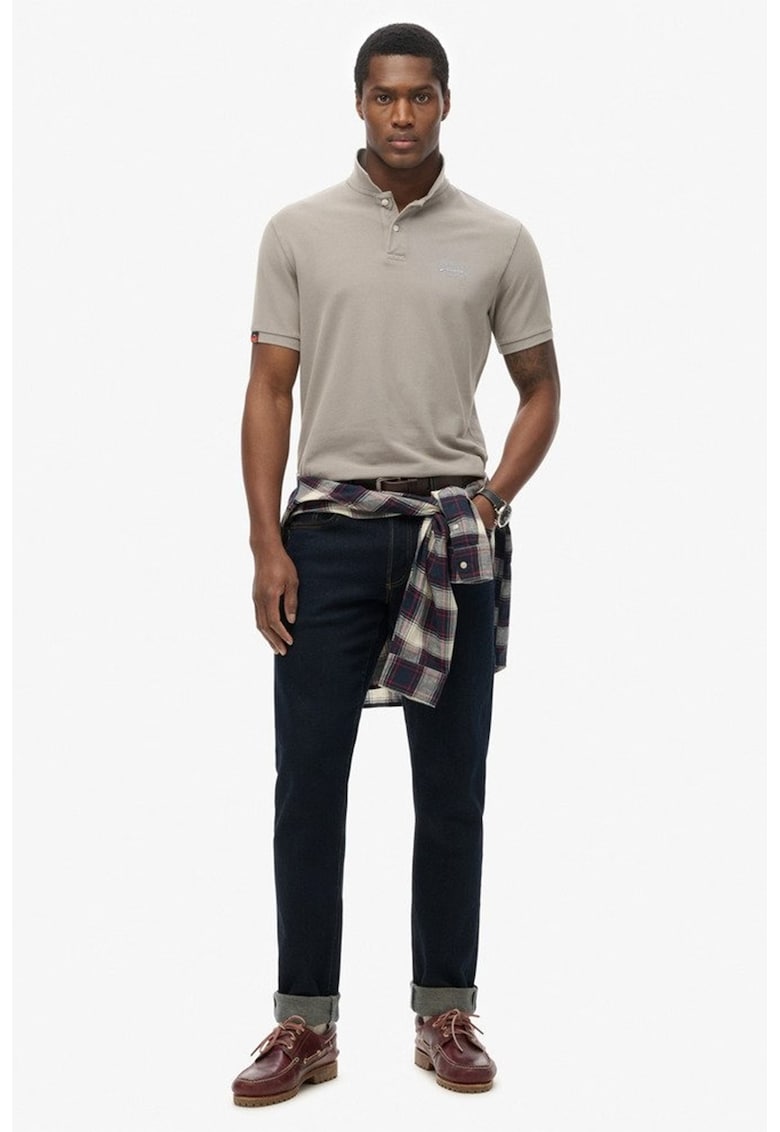 Памучна тениска с яка SUPERDRY