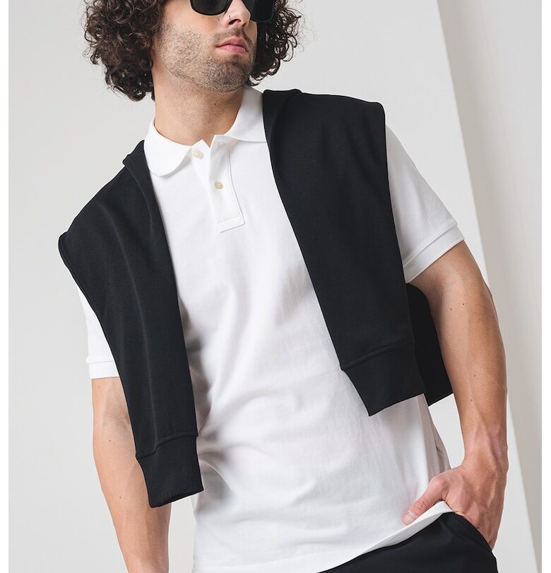 Памучна тениска с яка Scotch  Soda