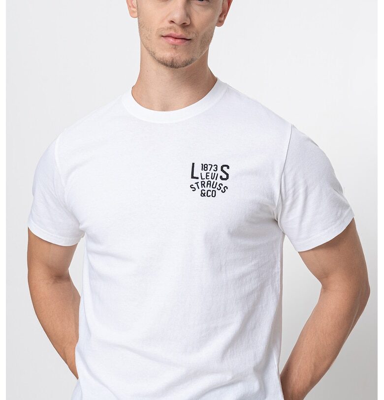 Памучна тениска със свободна кройка Levis