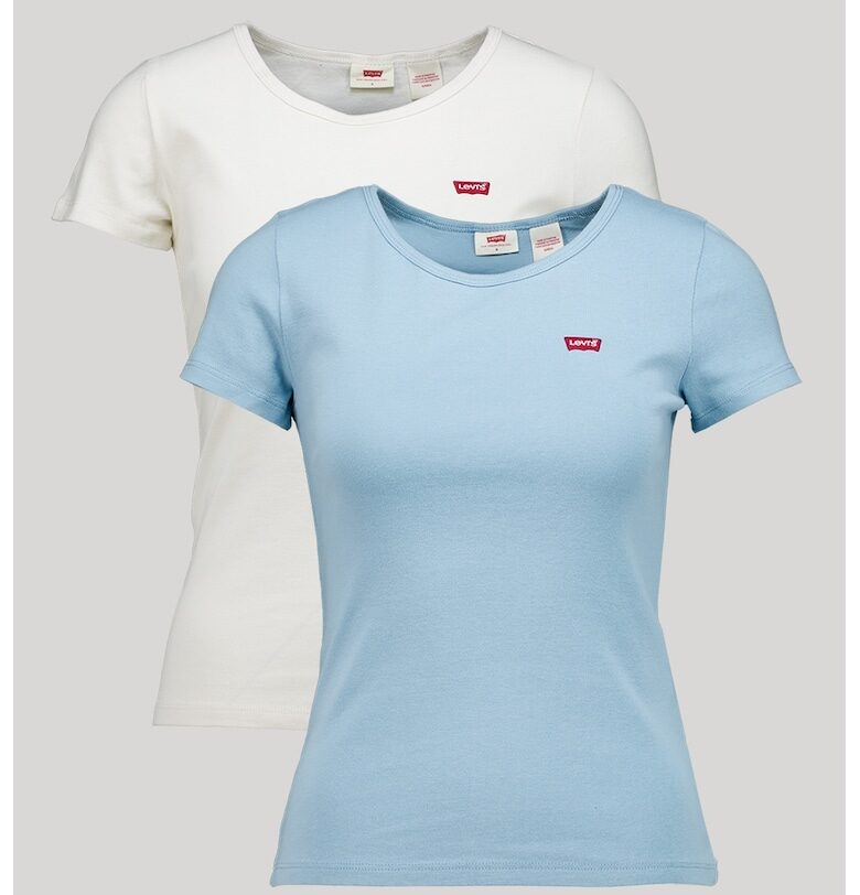 Памучни слим тениски - 2 броя Levis