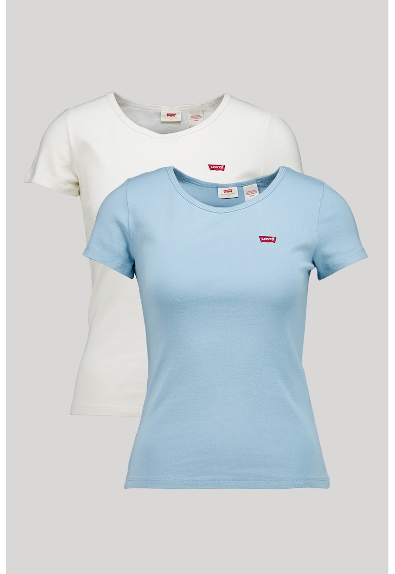 Памучни слим тениски - 2 броя Levis