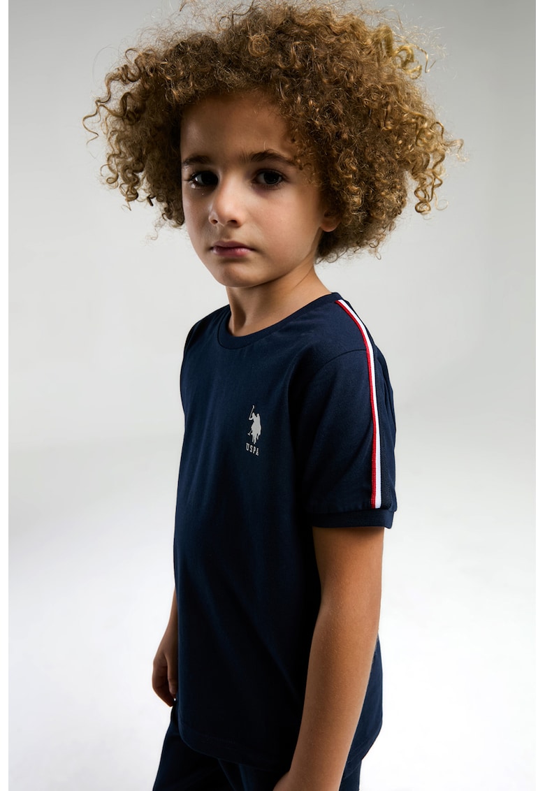 Памучни тениска и шорти с лого US Polo Assn