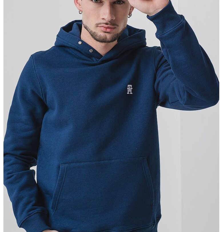 Памучно худи с джоб кенгуру Tommy Hilfiger