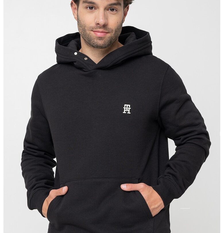 Памучно худи с джоб кенгуру Tommy Hilfiger