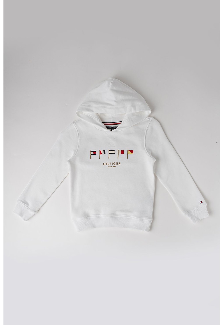 Памучно худи с надпис Tommy Hilfiger
