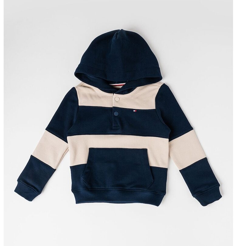 Памучно худи с райе Tommy Hilfiger