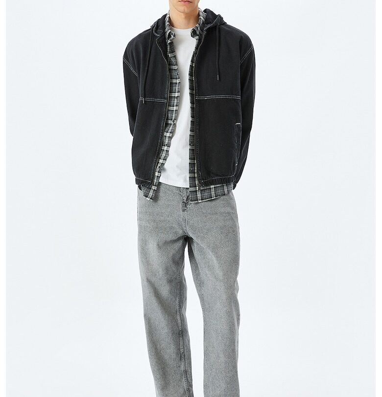 Памучно яке с контрасти KOTON