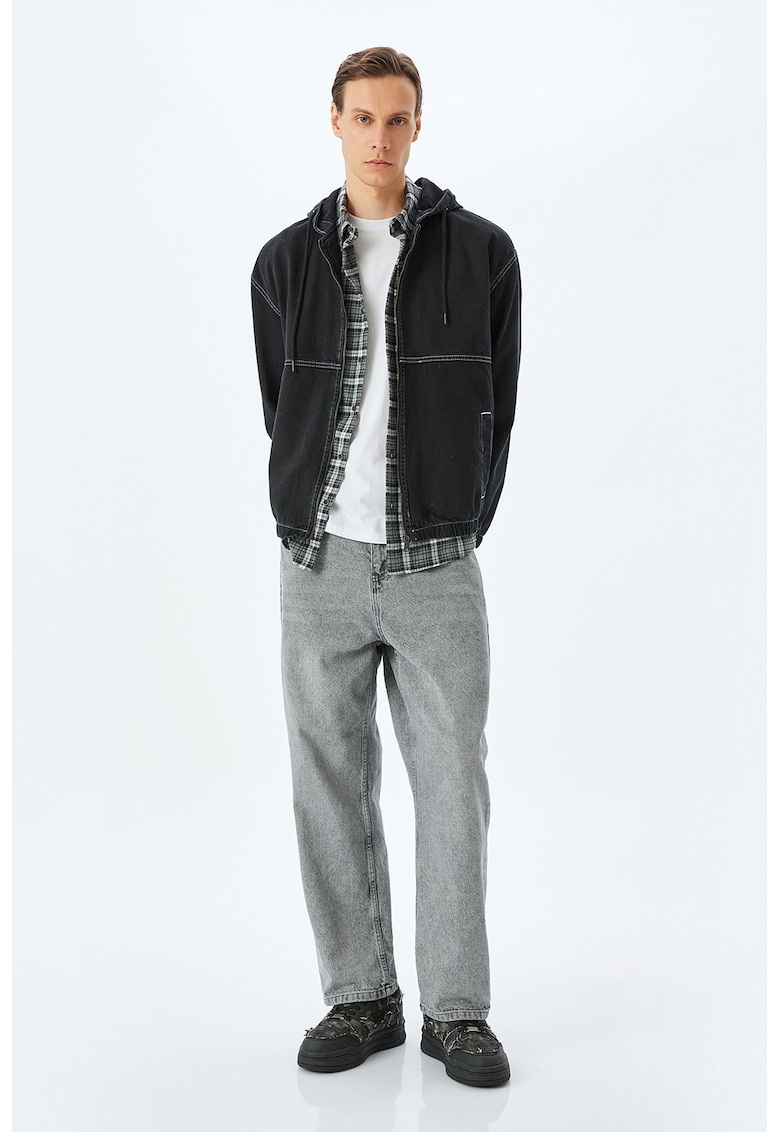 Памучно яке с контрасти KOTON