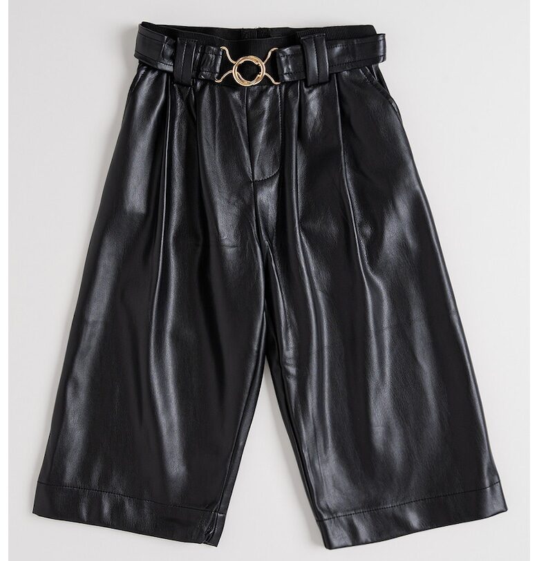 Панталон от еко кожа с колан Mayoral