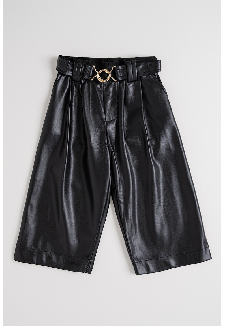 Панталон от еко кожа с колан Mayoral