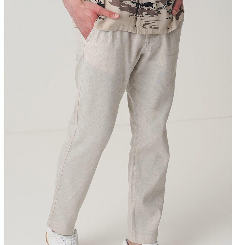 Панталон с лен Sanderson BOSS