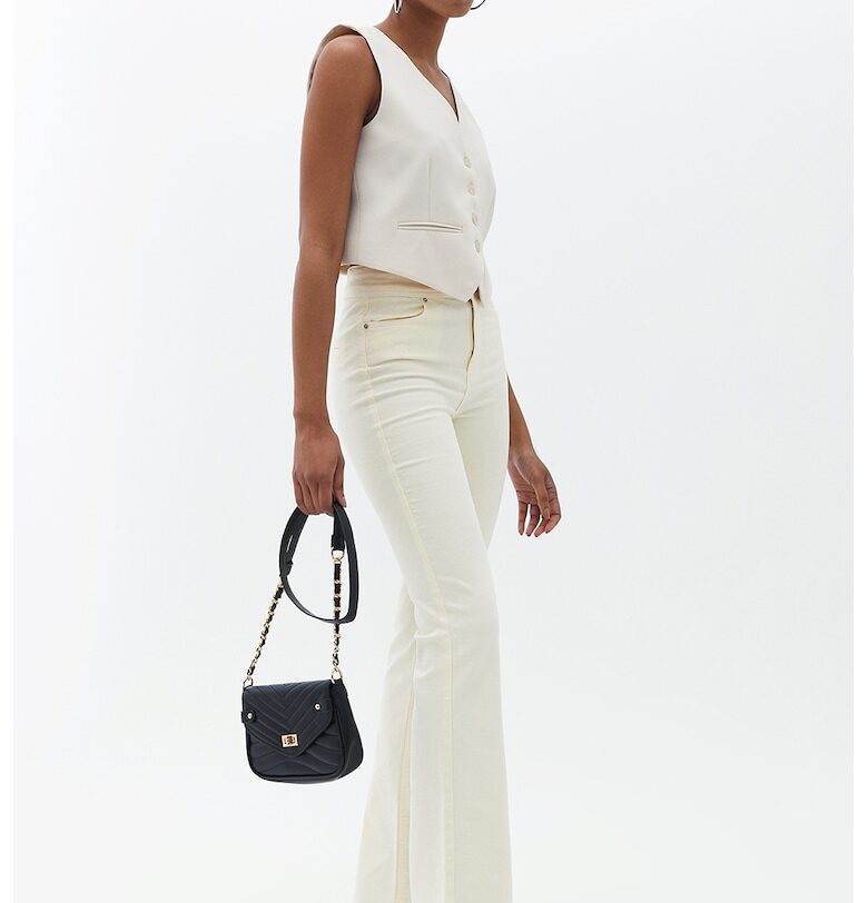 Панталон с лиосел с висока талия OXXO