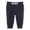 Панталон с памук с лого BOSS Kidswear