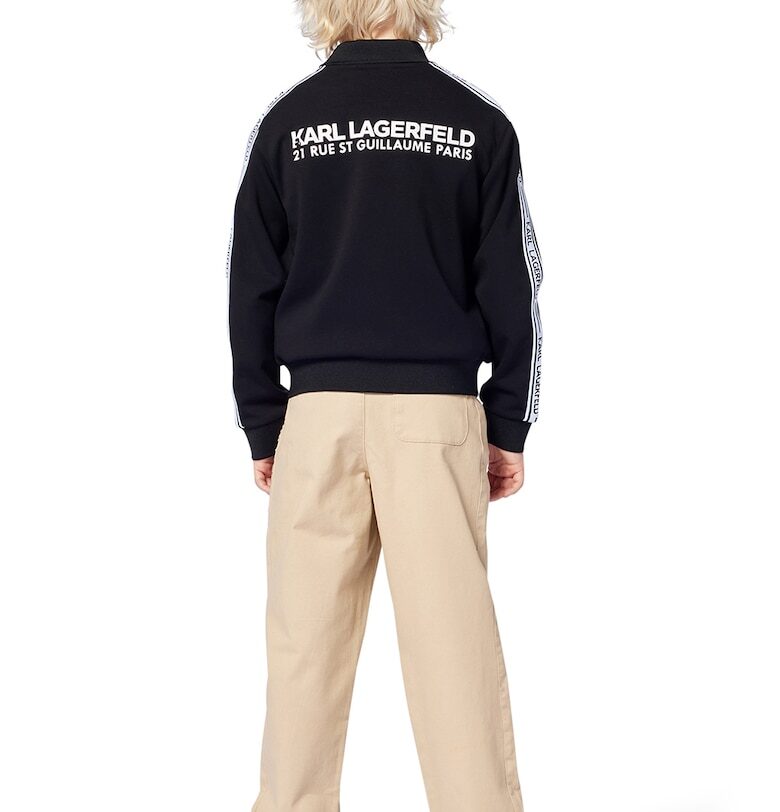 Панталон със скосени джобове KARL LAGERFELD KIDS