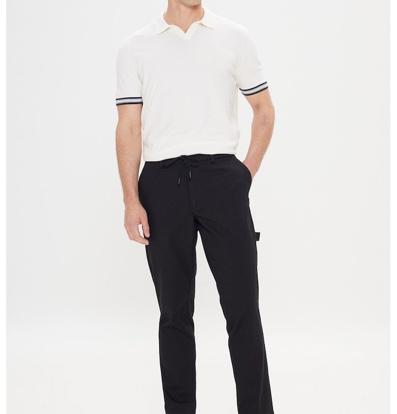 Панталон със средновисока талия с връзка ACCo