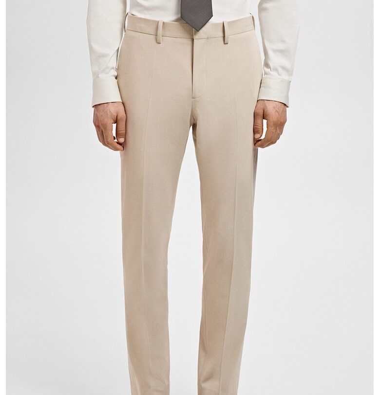 Панталон със стеснен крачол и джобове Mango