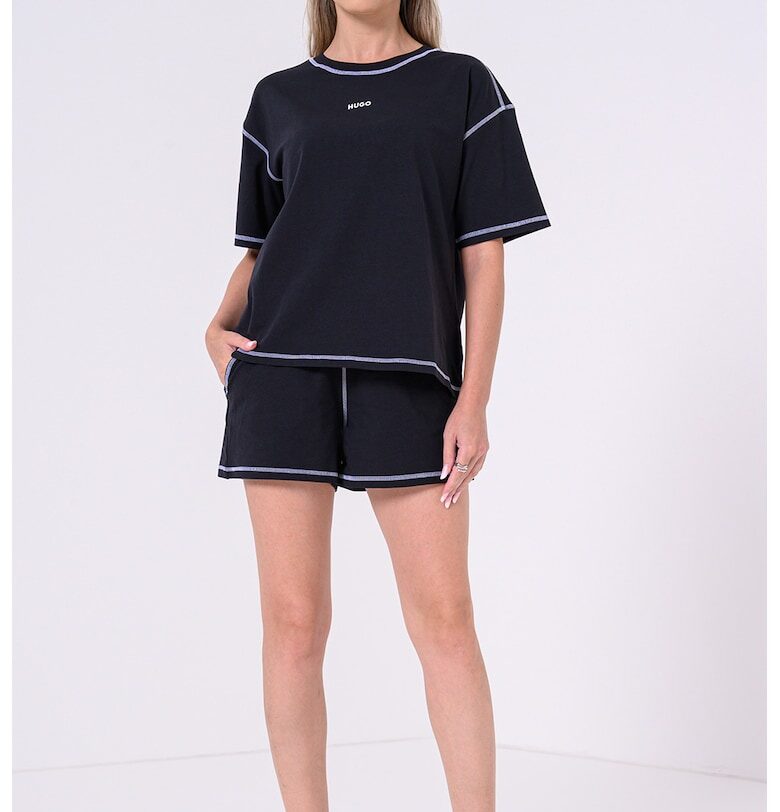 Пижама Nite с контрастни шевове HUGO
