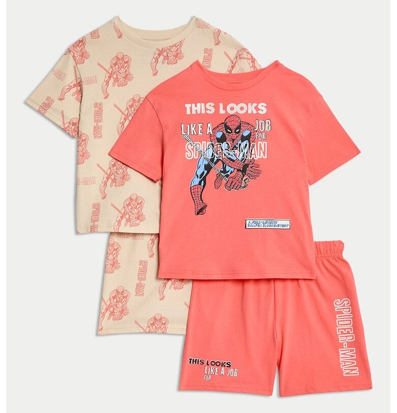 Пижама с принт Spider-man - 2 чифта Marks  Spencer