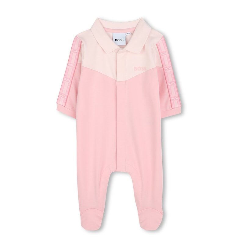 Пижама с ританки и цветен блок BOSS Kidswear