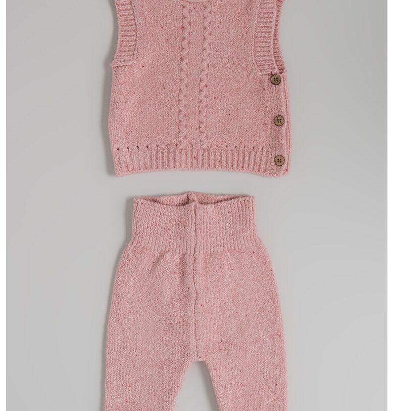 Плетен елек - панталон и блуза - 3 части Mayoral