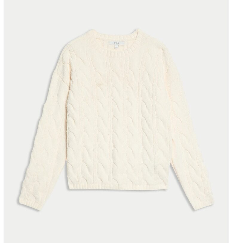 Плетен пуловер Marks  Spencer