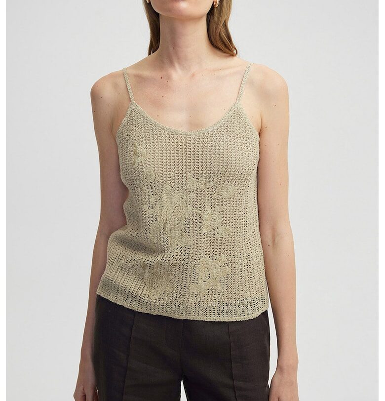 Плетен топ с овално деколте Ipekyol