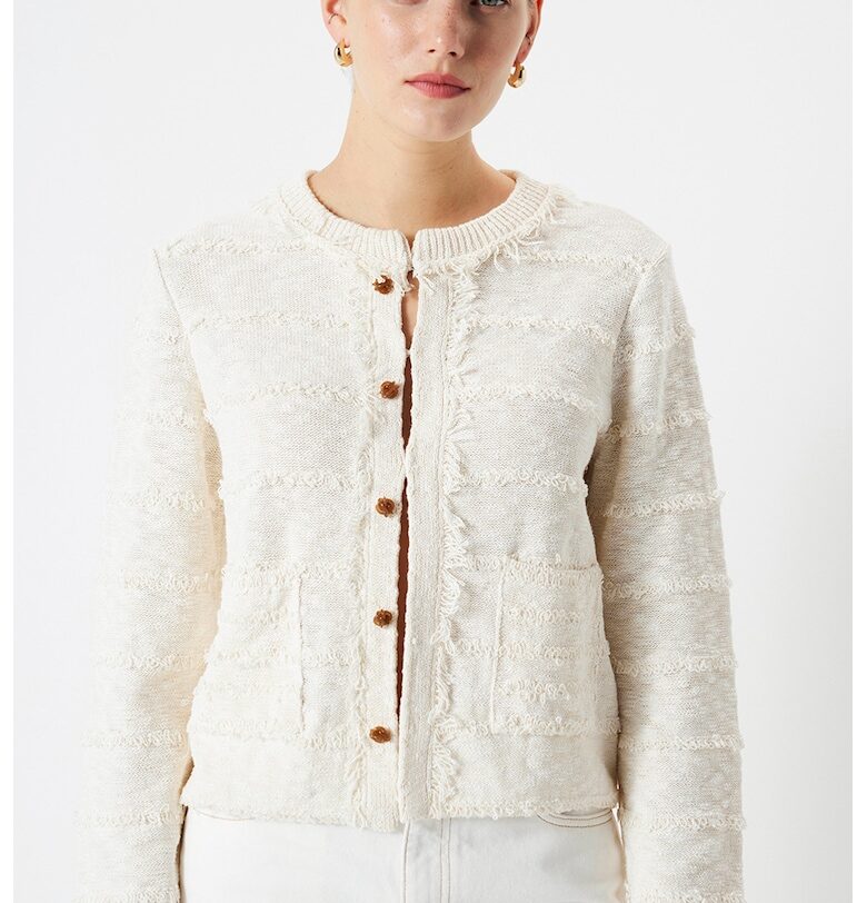 Плетена жилетка с ресни Ipekyol