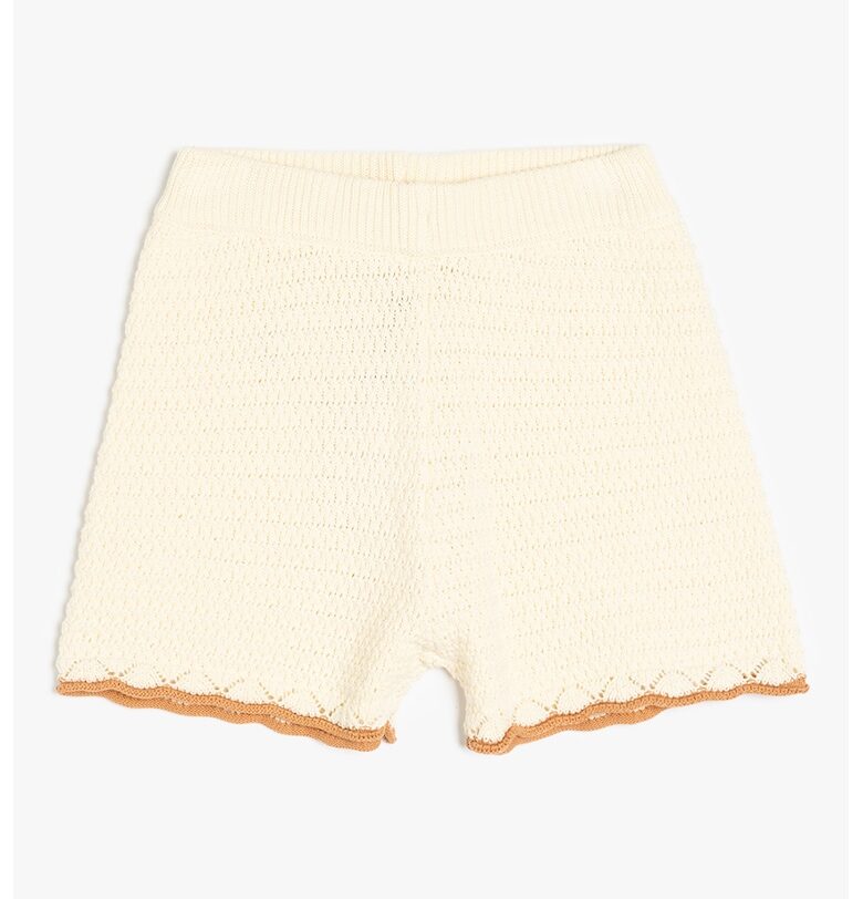 Плетени шорти с вълнообразни краища KOTON