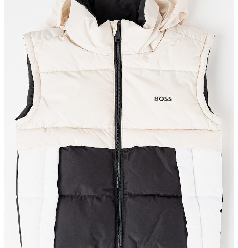 Подплатен елек с качулка BOSS Kidswear