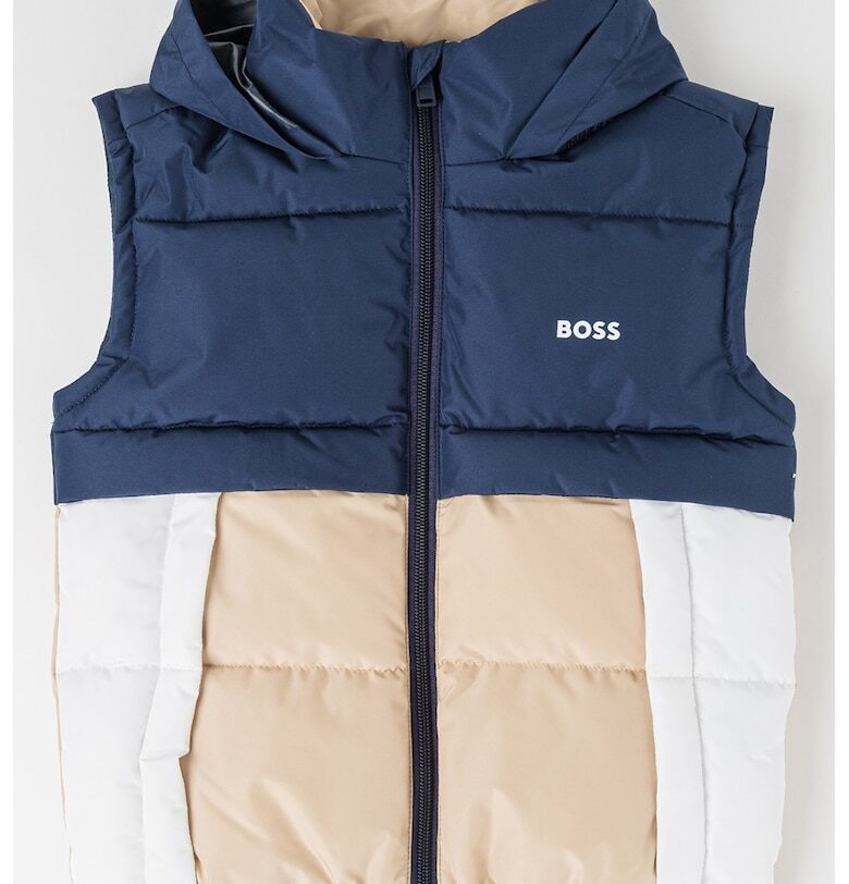 Подплатен елек с качулка BOSS Kidswear