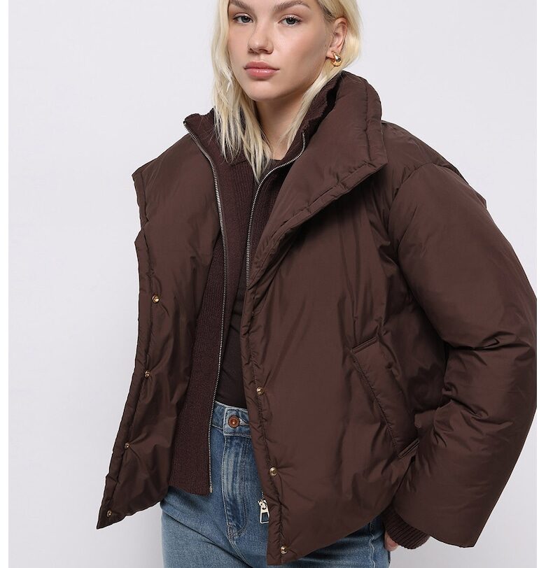 Подплатено зимно яке с джобове COLINS