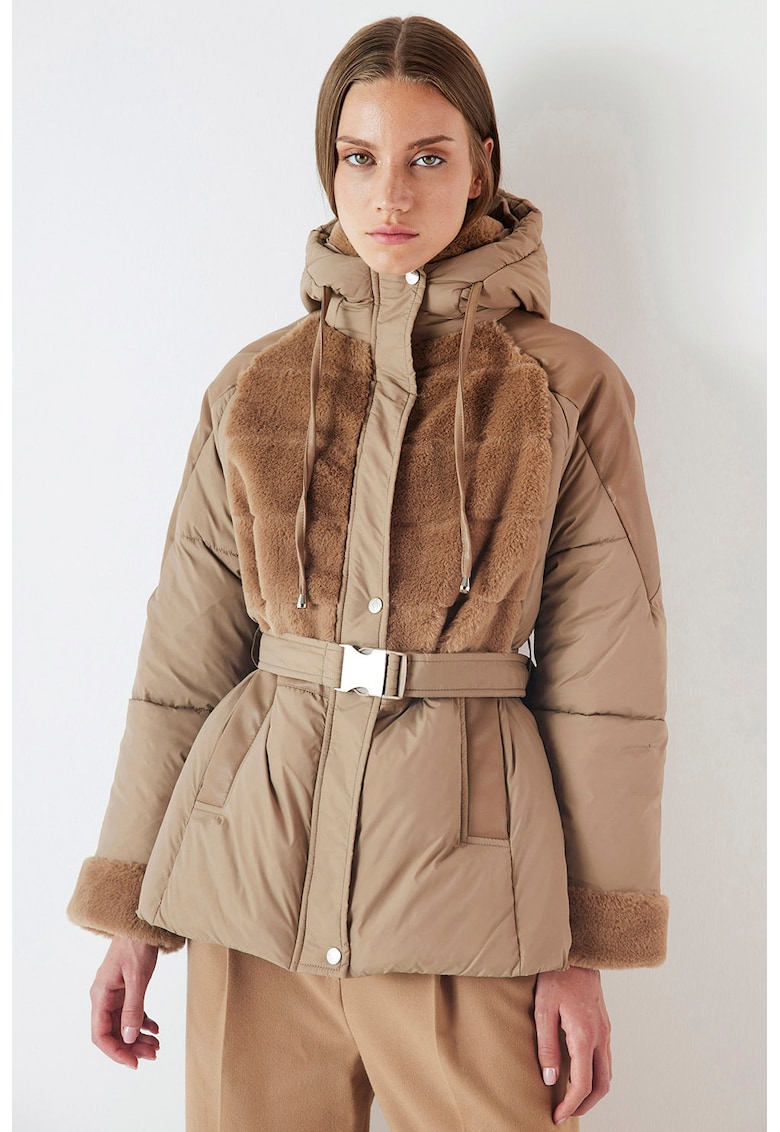 Подплатено зимно яке с еко пух Ipekyol