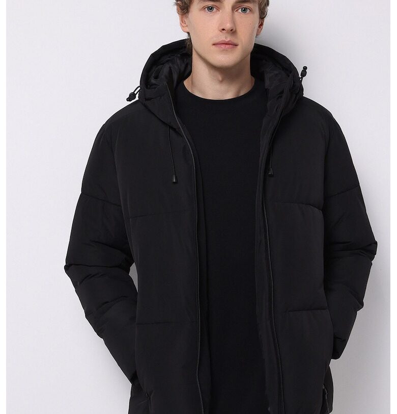 Подплатено зимно яке с качулка COLINS