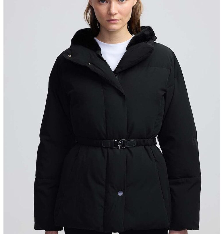 Подплатено зимно яке с колан Ipekyol