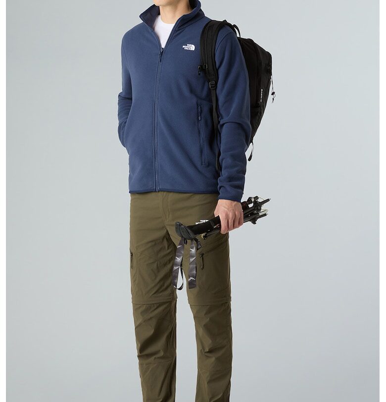 Поларен трекинг суитшърт Glacier с джобове The North Face